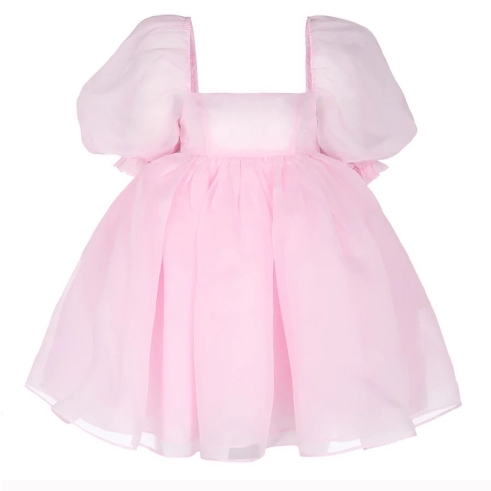 Selkie puff dress size M angel delight pink